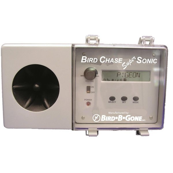 Bird Chase Super Sonic Sound Deterrent, Bird-B-Gone, Mfr#: MMIB50